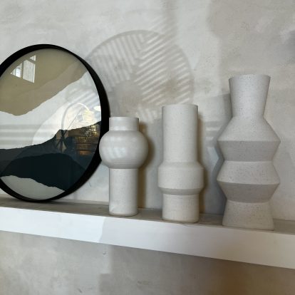 décoration miroir vase
